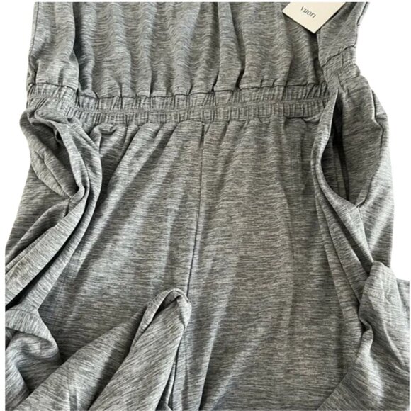 NWT Vuori Large Lux Crew Jumpsuit Short Sleeve Pockets Mallorca Gray MSRP$138 - Picture 13 of 16